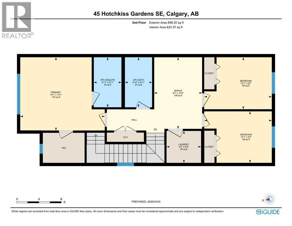 45 Hotchkiss Gardens SE - Floor Plan - Upper Floor